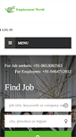 Mobile Screenshot of employmentworld.in