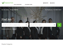 Tablet Screenshot of employmentworld.in